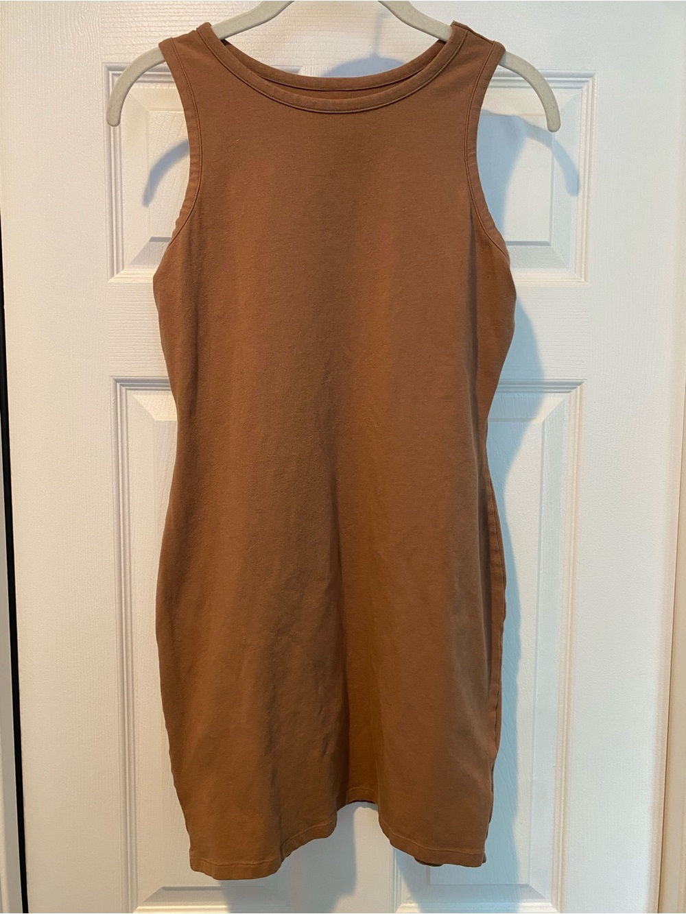 Wild Fable Tan Sleeveless Tank Fitted Dress